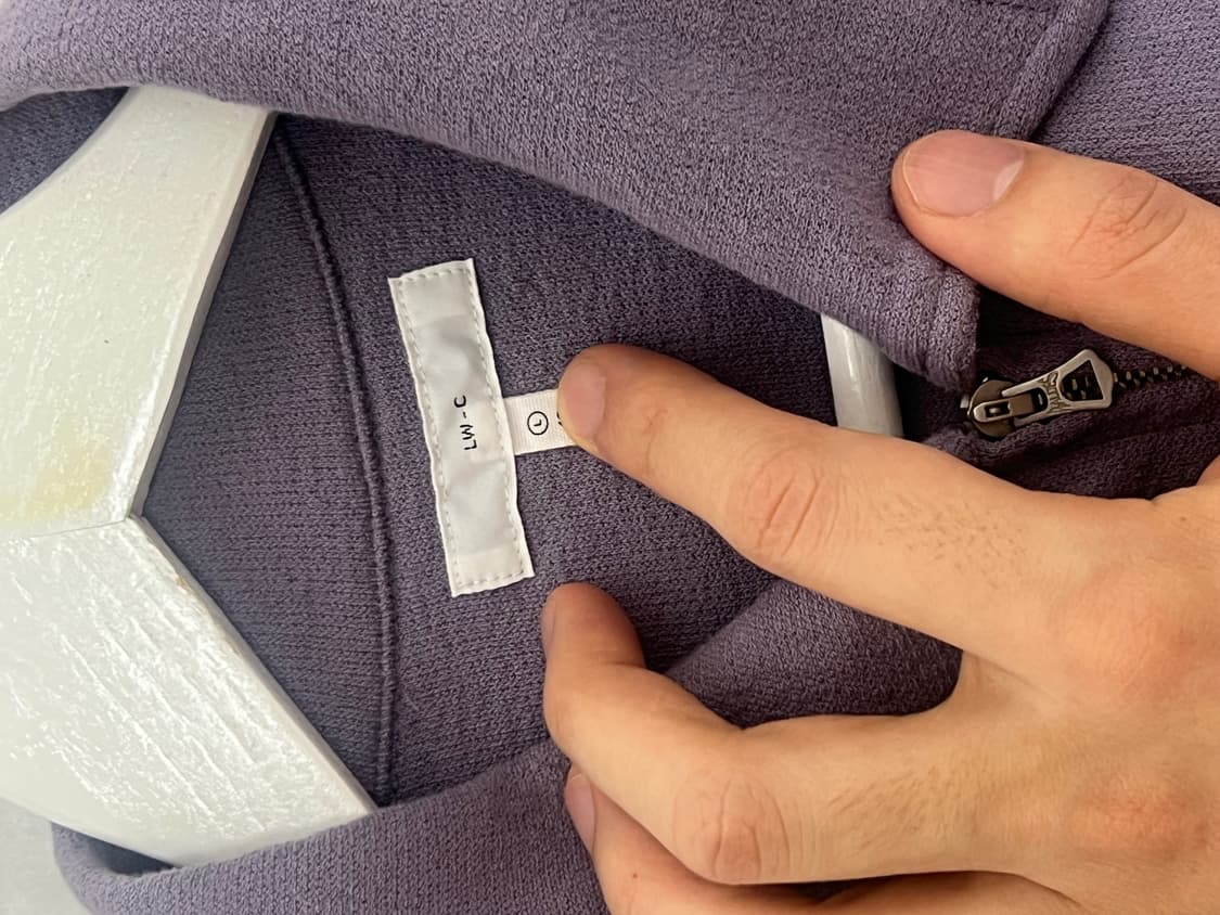 lady white co. 텍스처 코치 자켓 라벤더 / L 상품이미지5