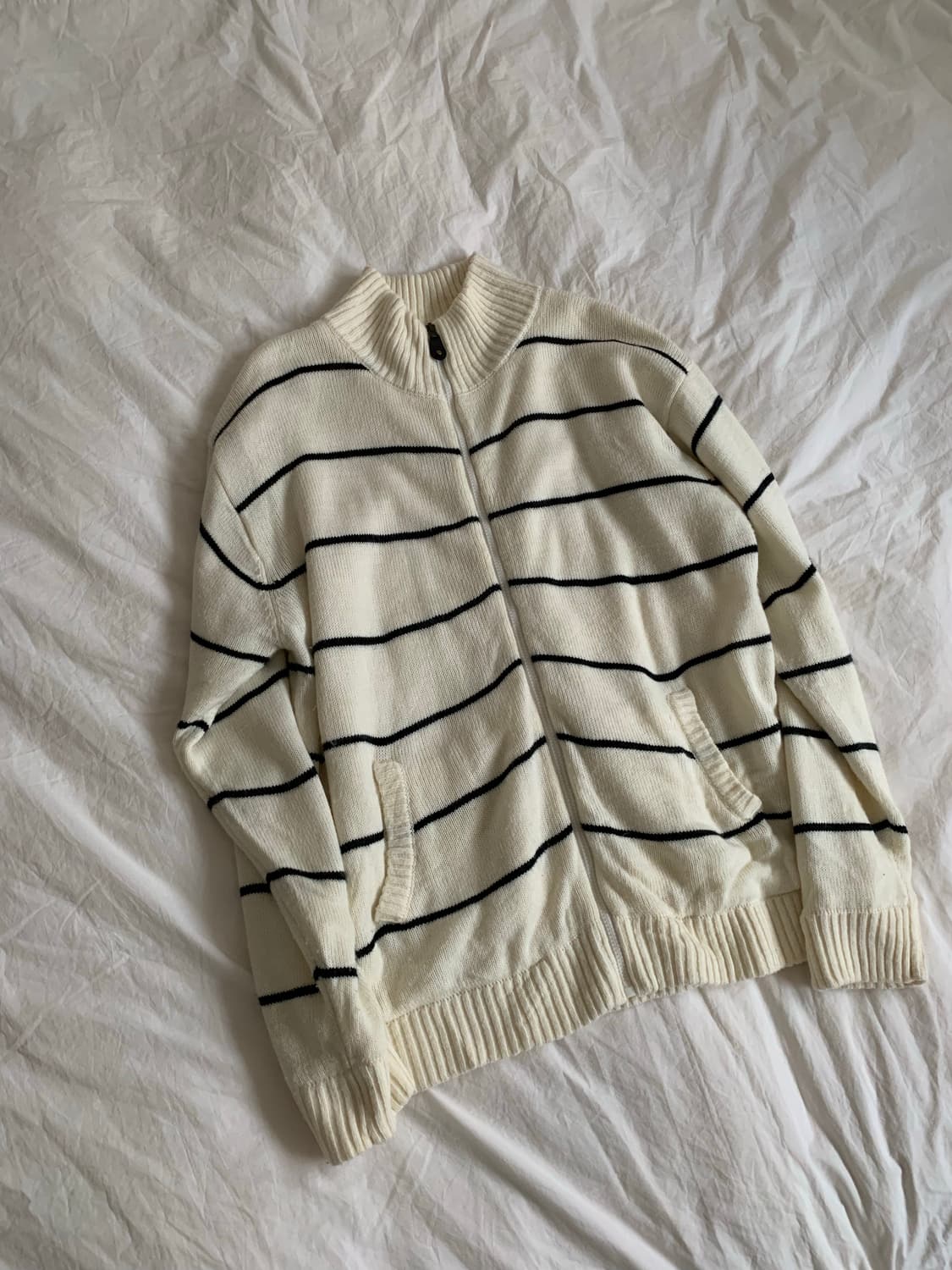 스트라이프 집업 가디건 상품이미지2