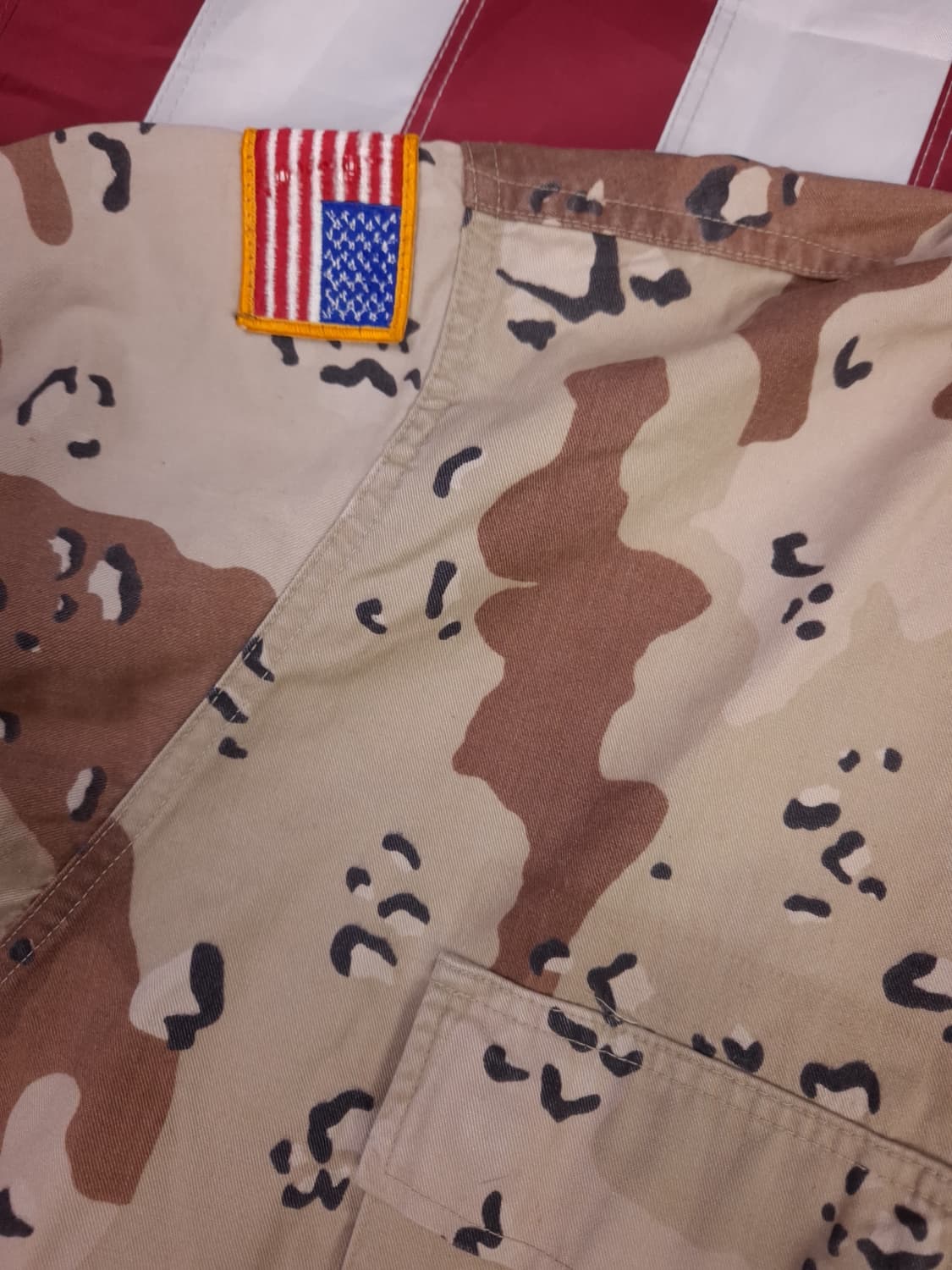 오리지날 미군 90's 걸프전 사막육색 BDU 자켓 상품이미지6