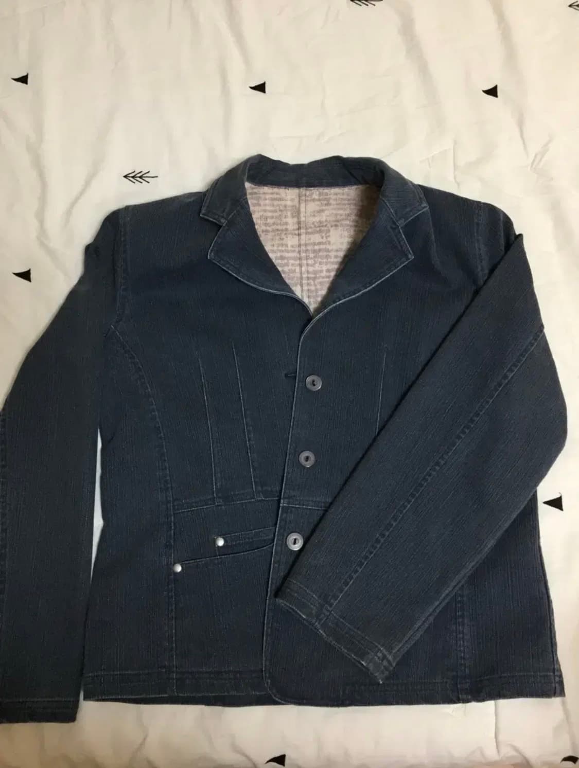 y2k 인디고 자켓 상품이미지1