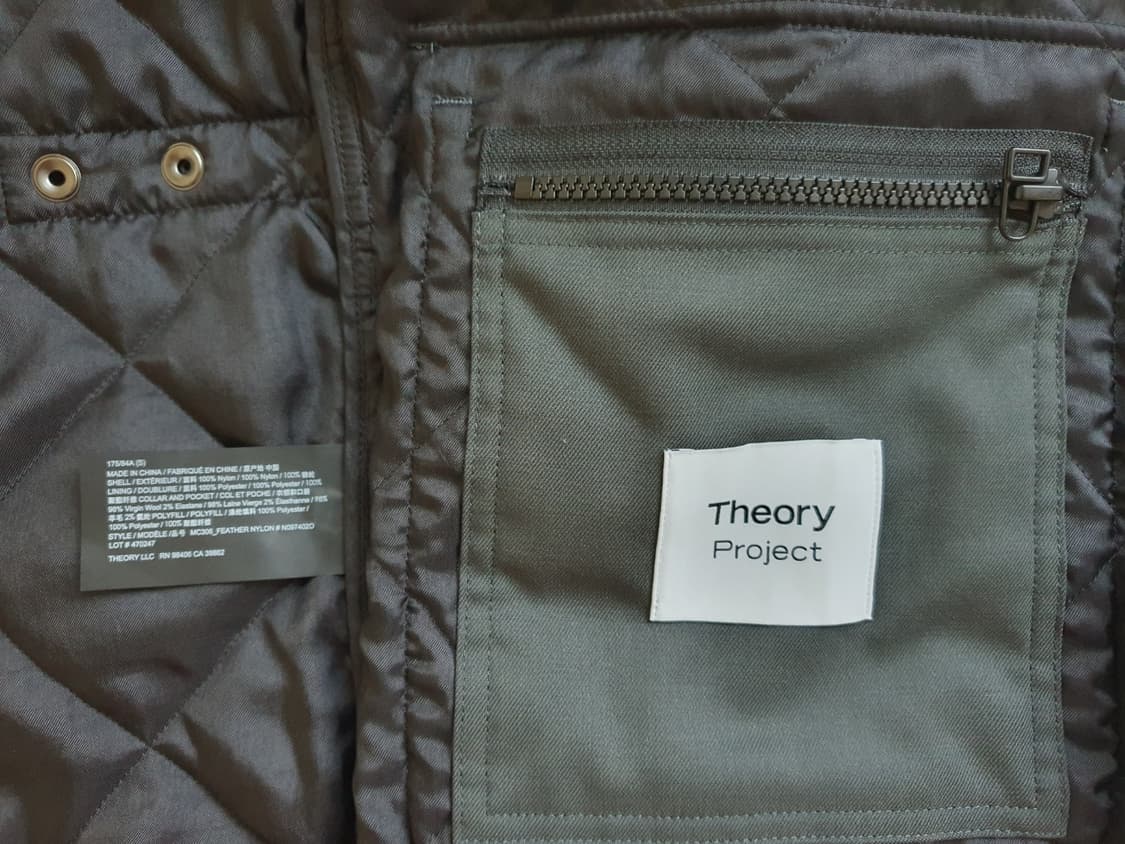 (새상품) 띠어리 프로젝트 페더나일론 퀼팅 자켓 상품이미지2