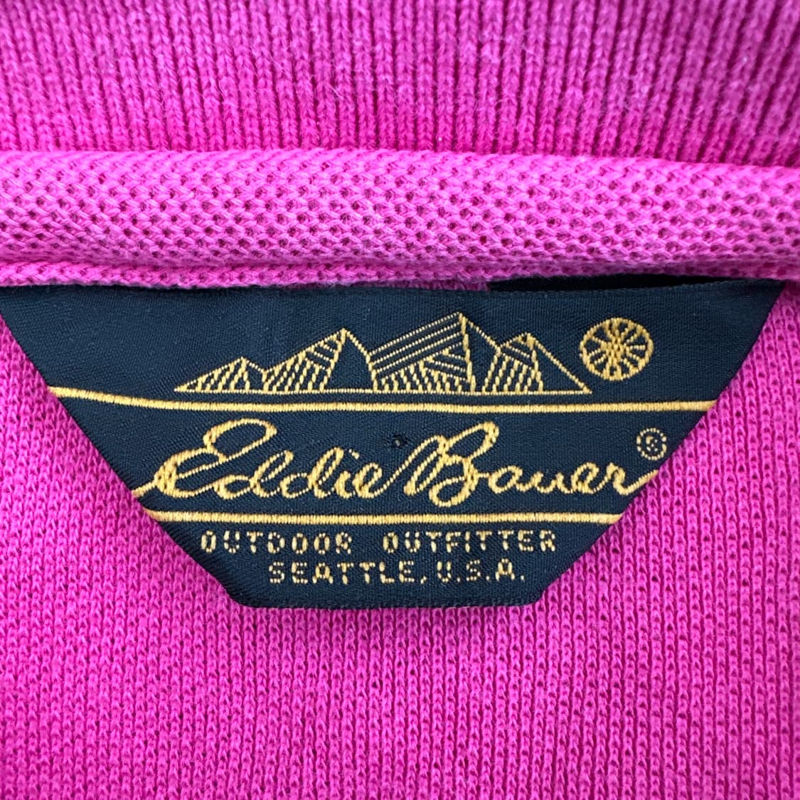 빈티지 에디 바우어 아웃도어 아웃피터 폴로 셔츠 M 사이즈 핑크 상품이미지5