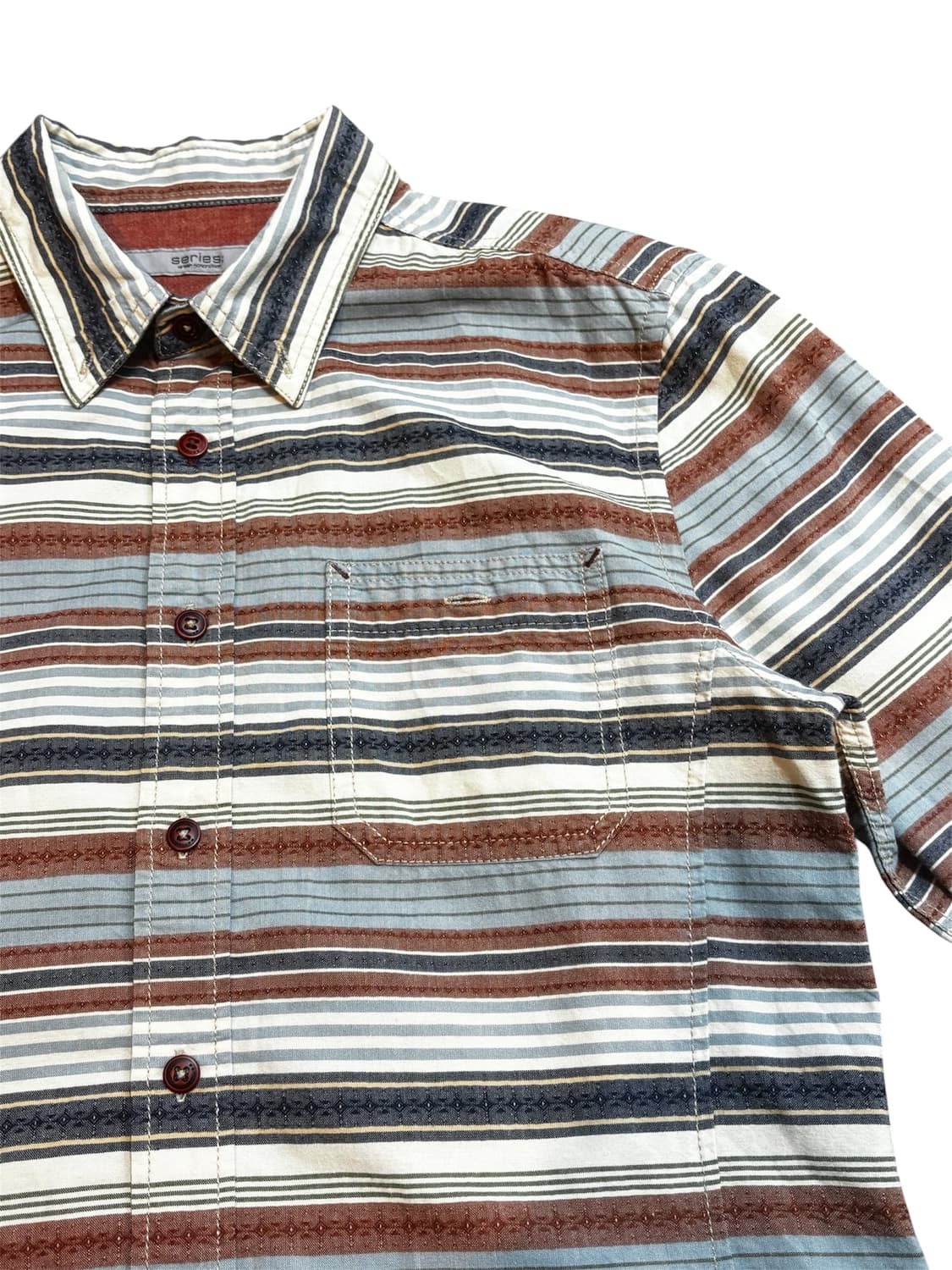시리즈(series;)에스닉 스트라이프 셔츠 상품이미지4