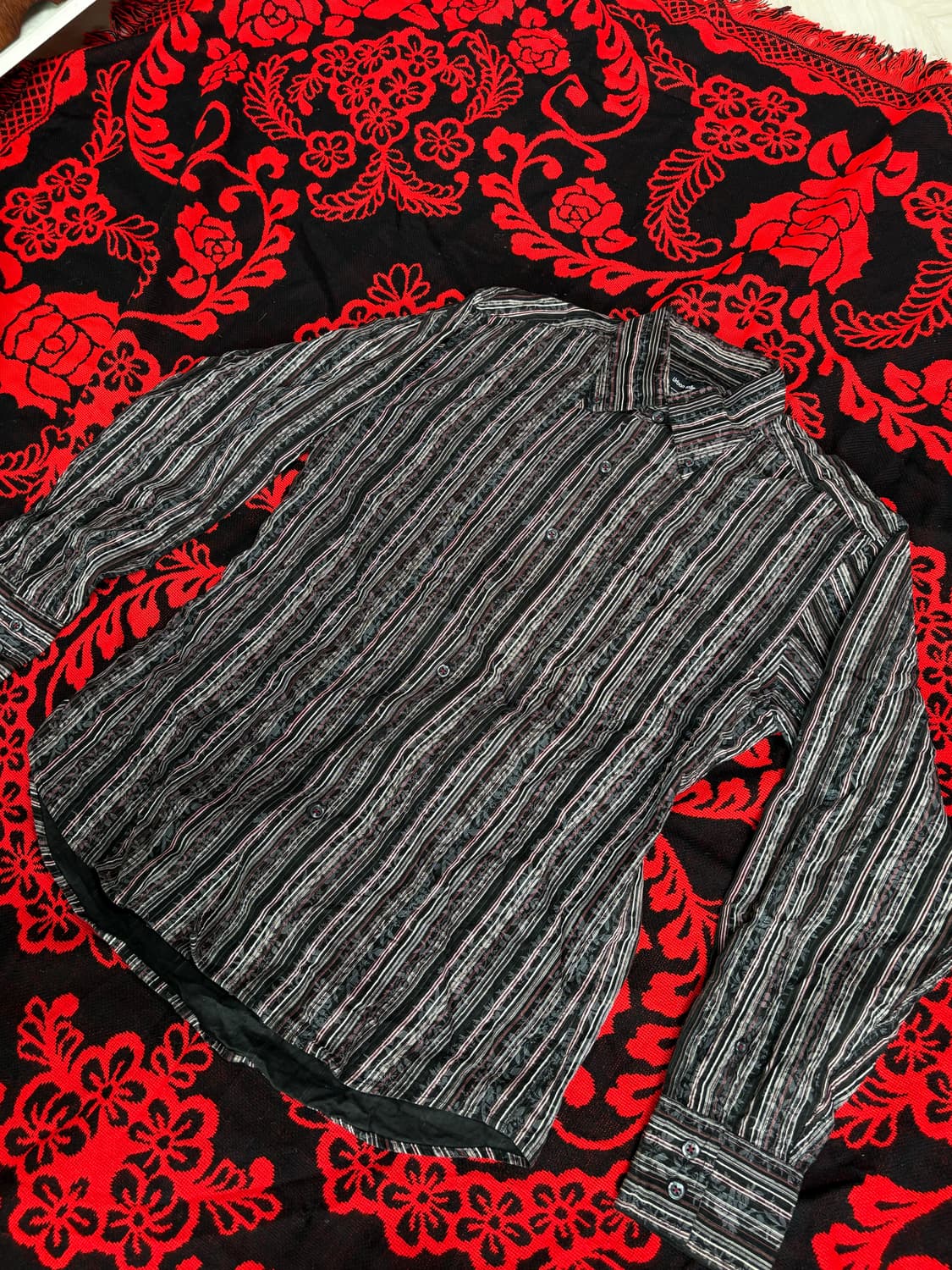 Vintage Ethnic pattern shirt 상품이미지2