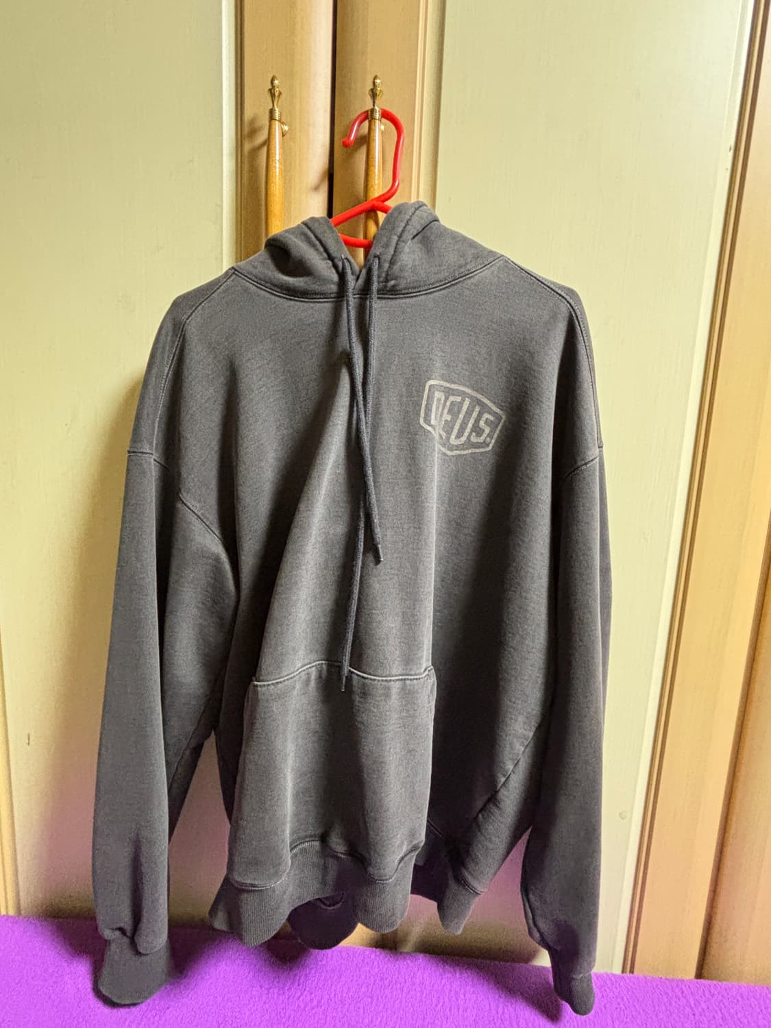 데우스 엑스 마키나 서울 컬리지 오버다이드 후드티 s사이즈 상품이미지1