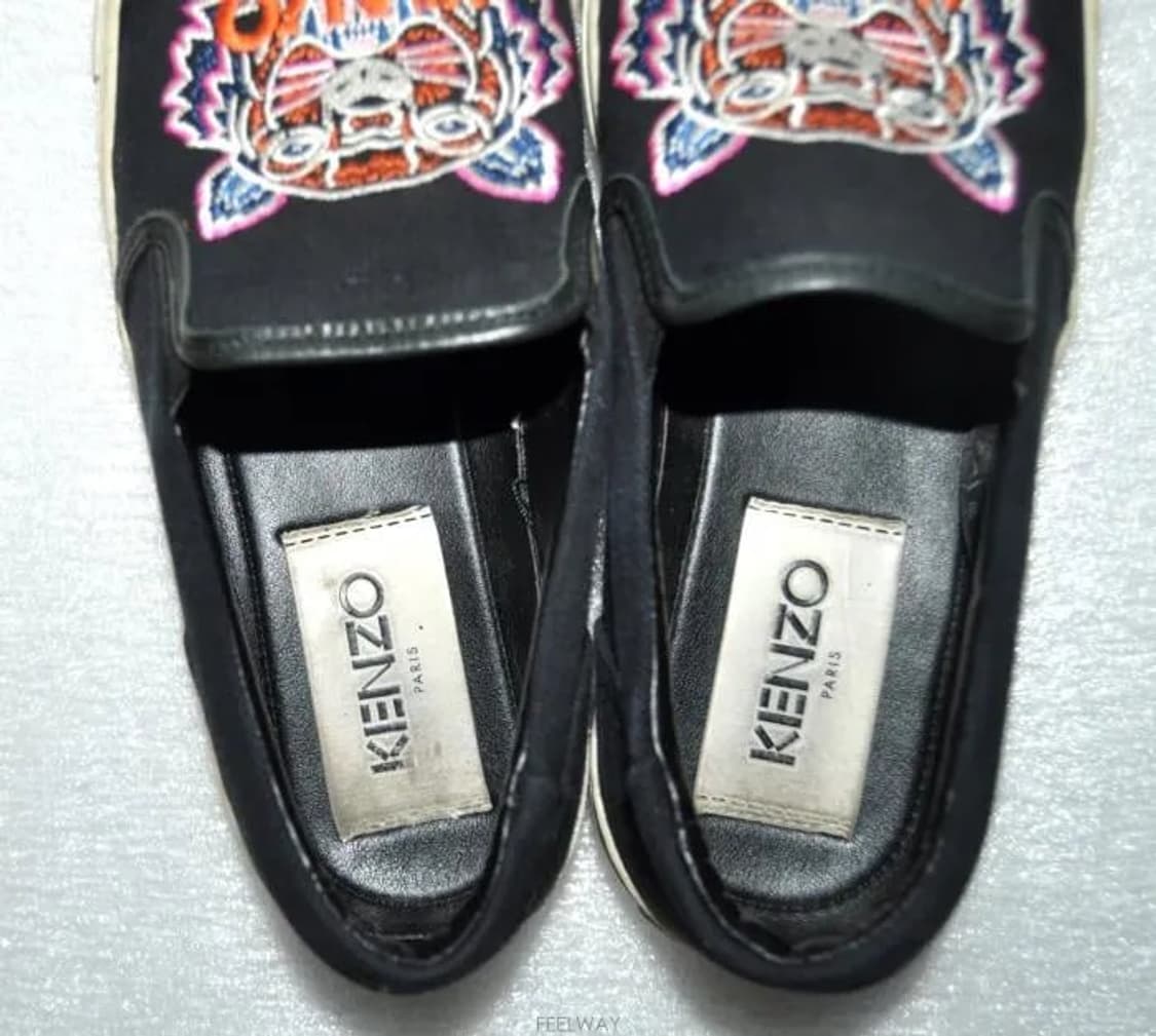 겐조(KENZO)여성타이거자수캔버스슬립온(사이즈220)정품 상품이미지8