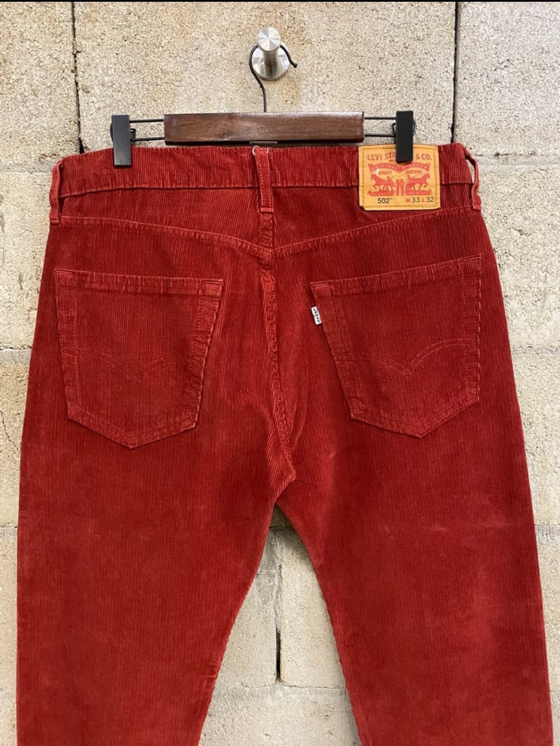 리바이스 화이트탭 레드 코듀로이 팬츠 상품이미지6