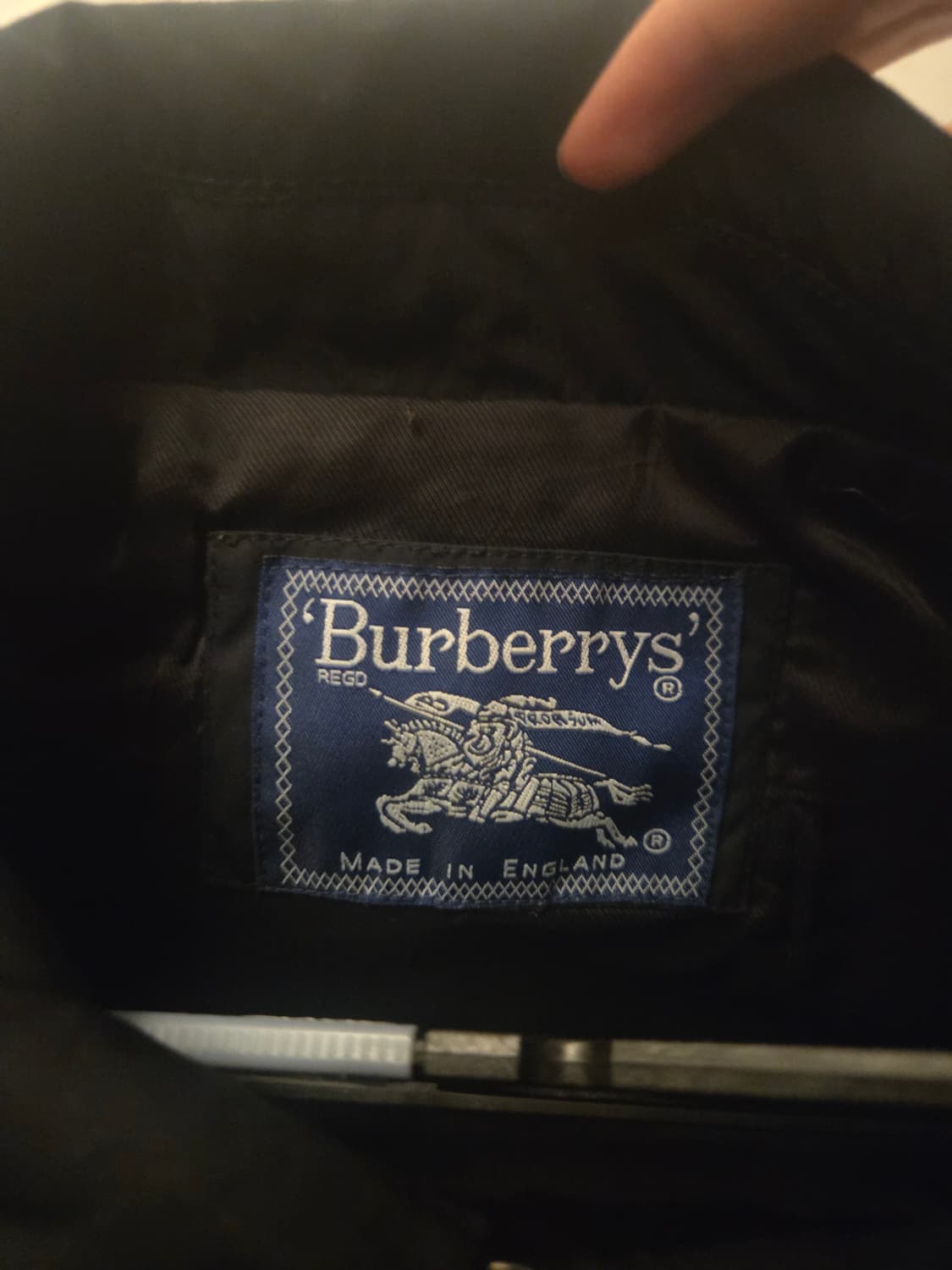 버버리 블랙 블루종 상품이미지3