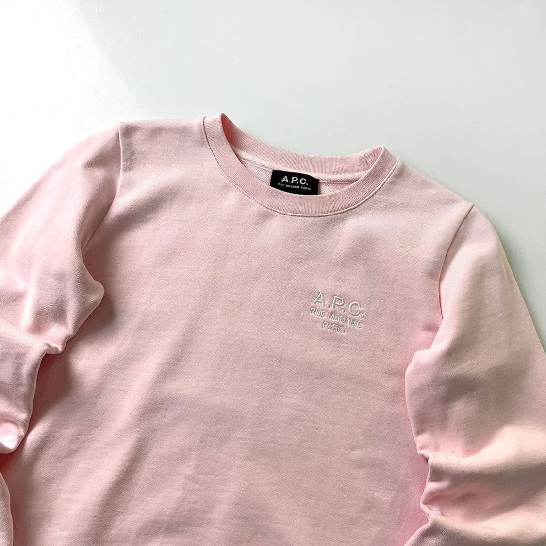 에페쎄 APC 21ss 핑크 맨투맨 PR1654 상품이미지2