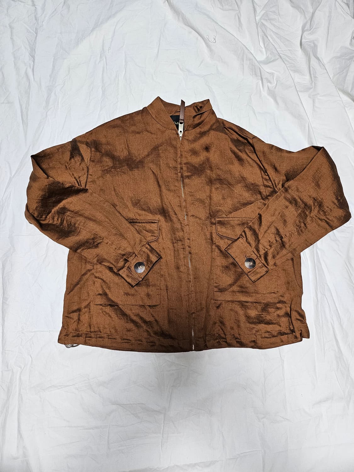 마시모두띠 린넨 집업 자켓 M 상품이미지1