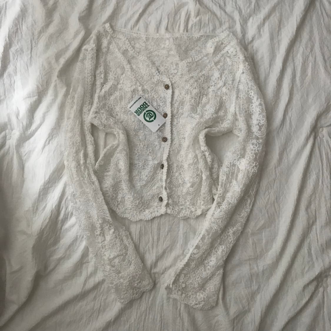 빈티지 페어리 펀칭 레이스 가디건 상품이미지1