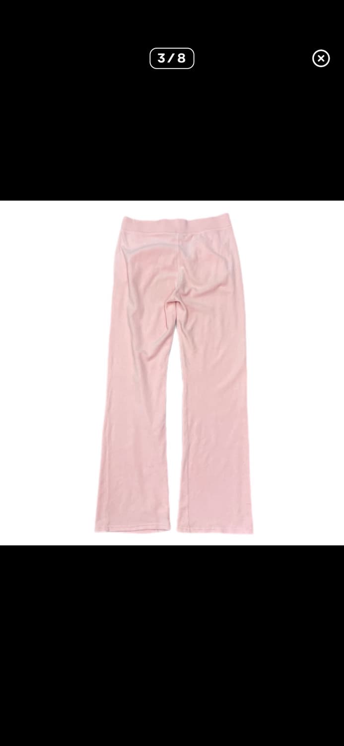 Polo 폴로 딸기 연핑크 벨벳 트레이닝 팬츠  상품이미지2