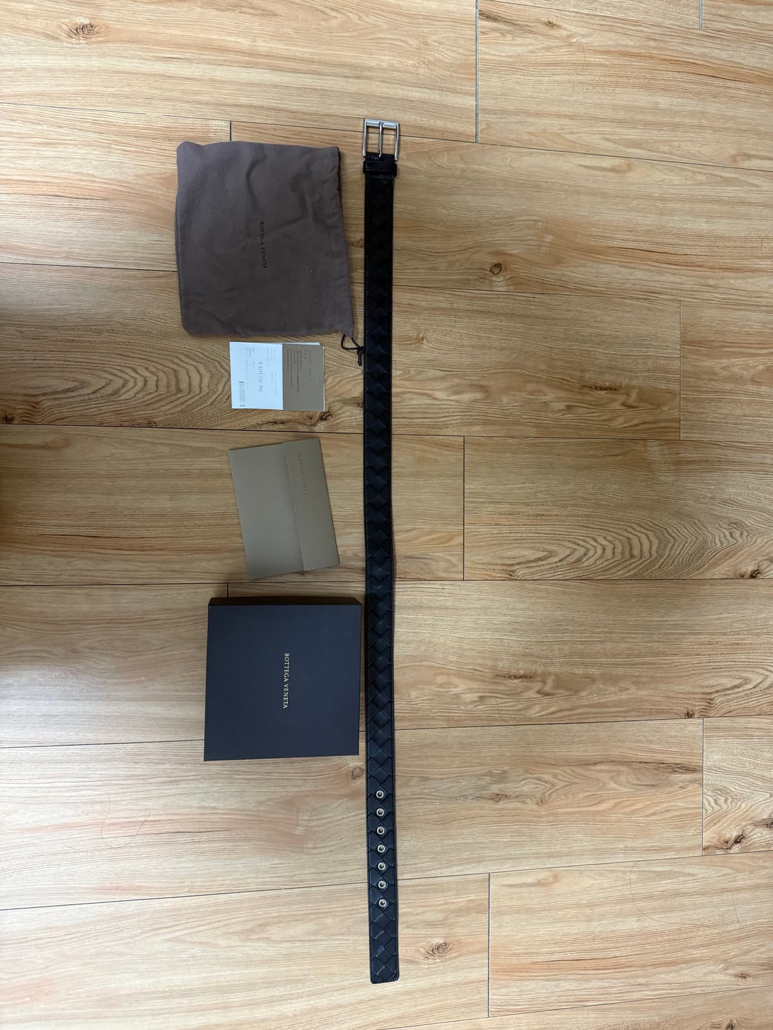 (풀박스)남성용 보테가베네타 벨트 90cm 상품이미지1