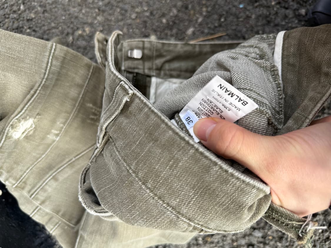 발망 BALMAIN 바이커진 카키 (26) 상품이미지5