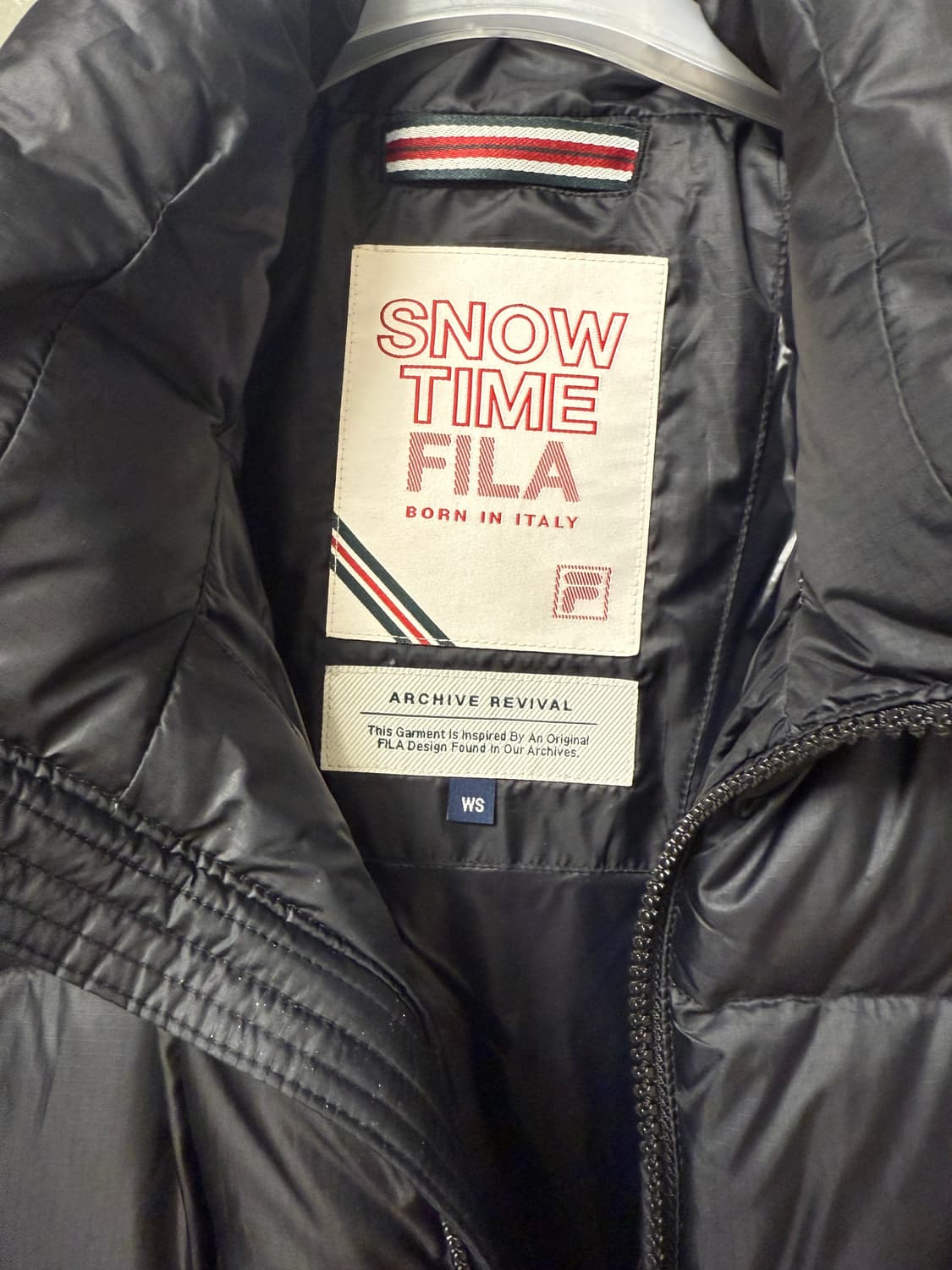 휠라 플로우 다운 블랙 스몰 상품이미지5