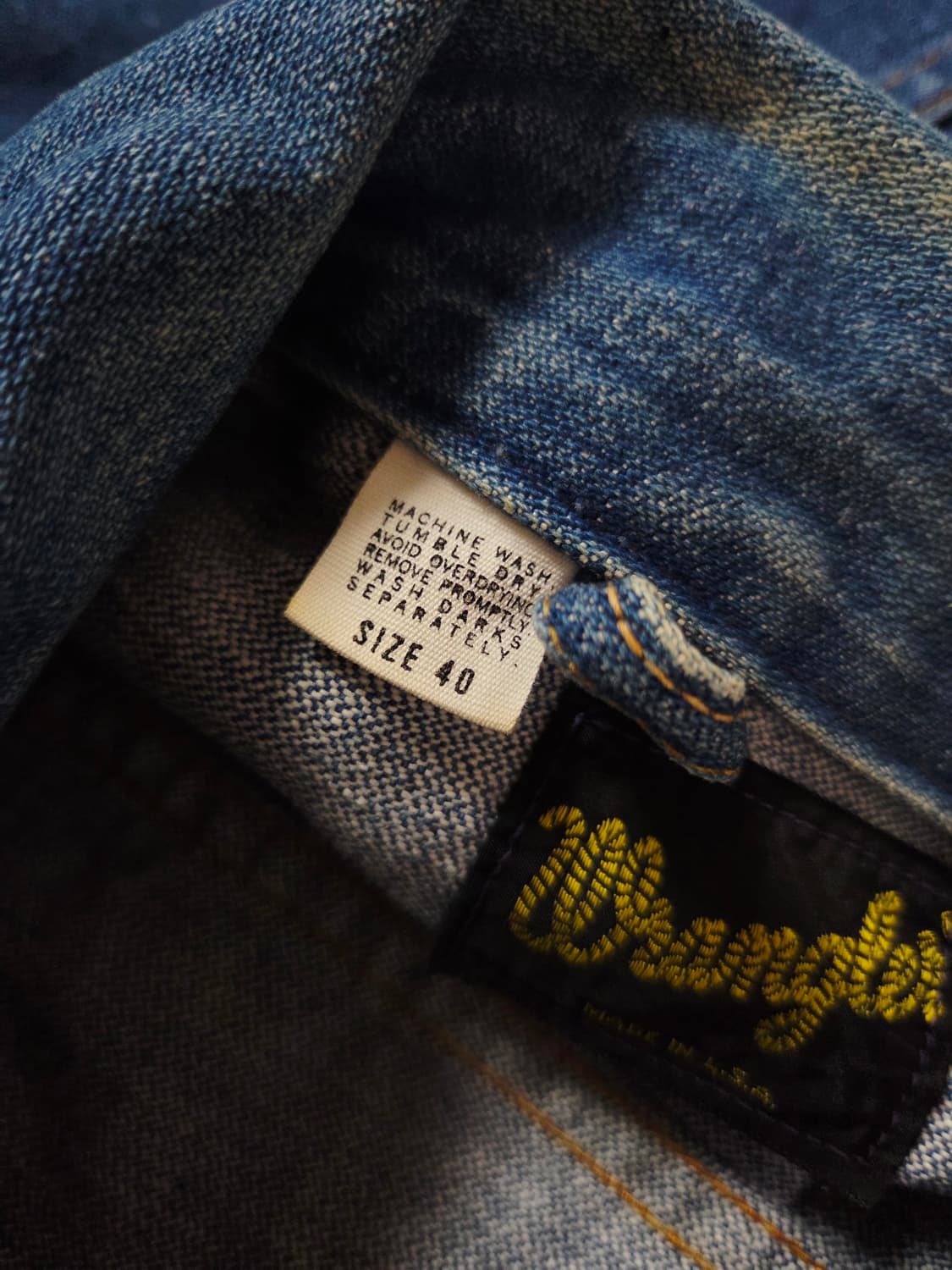 랭글러 124MJ 70s 데님 트러커 재킷 상품이미지10