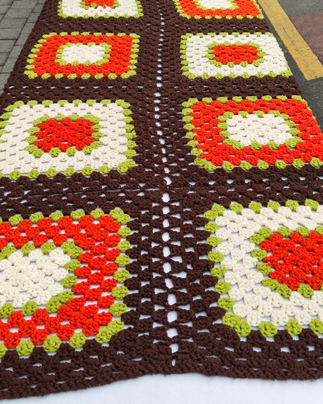 빈티지 소품 USA 크로셰 블랭킷 상품이미지1