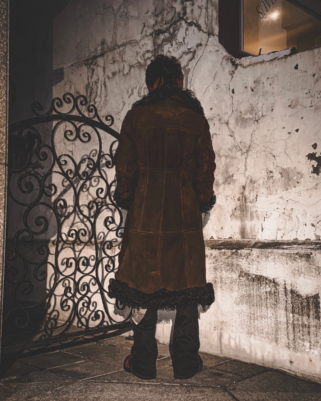 Lamb Fur Shearling Long Coat 상품이미지5