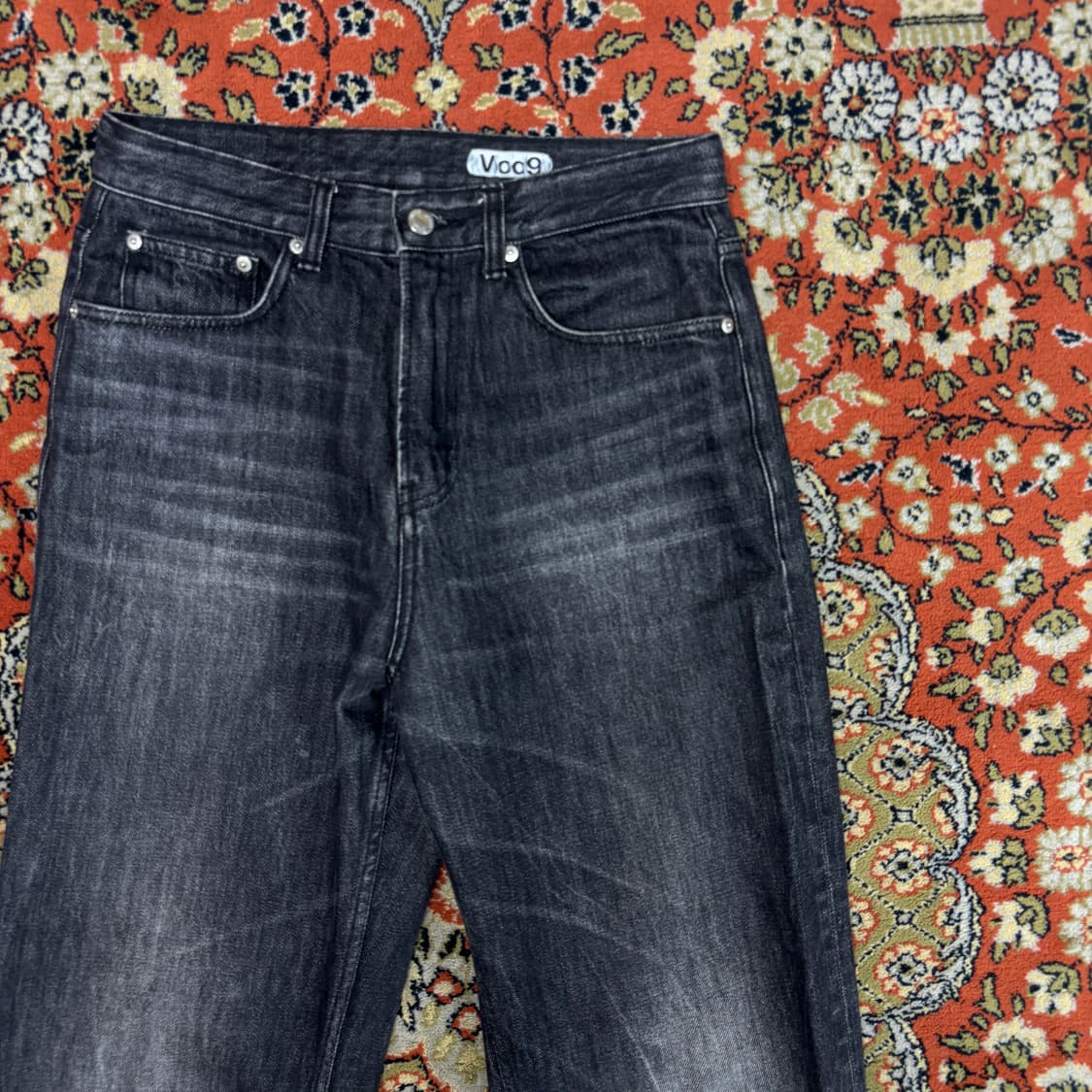 [29] 모드나인 mod1W 블랙 데님팬츠 상품이미지2