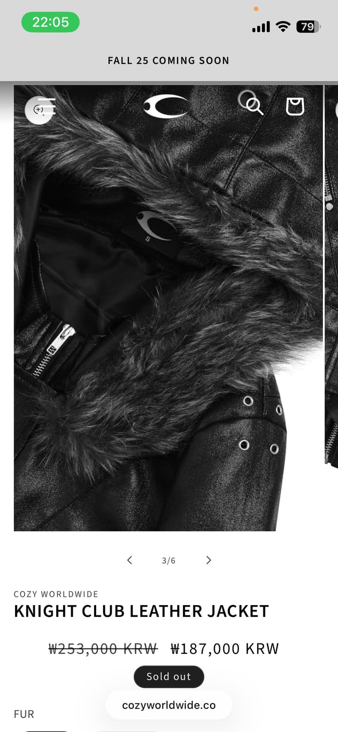 cozyworldwide 코지월드와이드 레더 자켓 상품이미지3