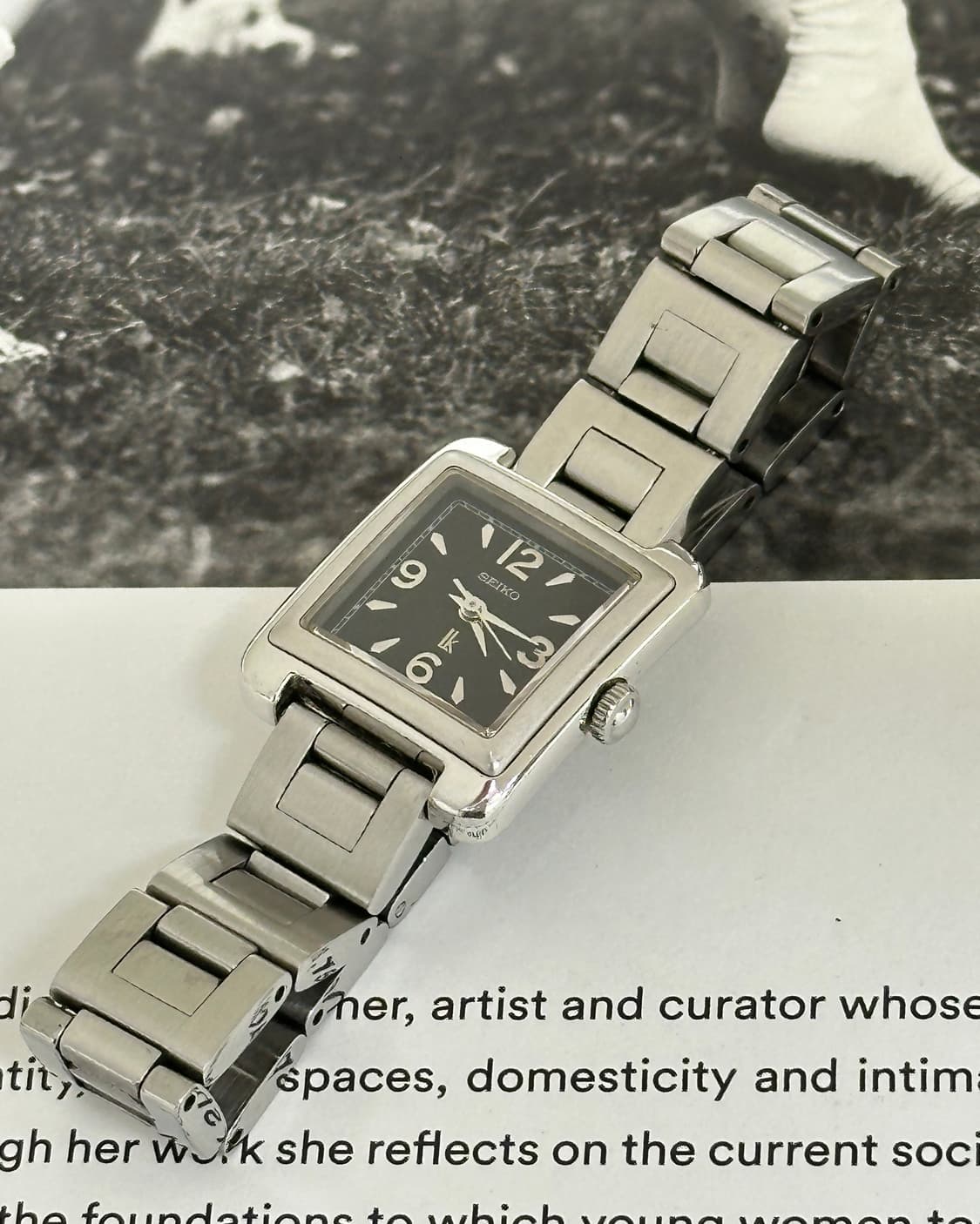 세이코 루키아 블랙 다이얼 여성 시계 상품이미지3