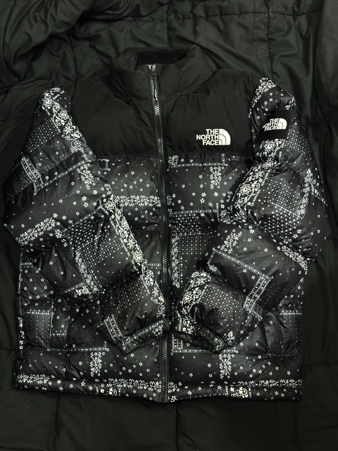 [XXL] 노스페이스 화이트 라벨 반다나 눕시 패딩 블랙 상품이미지1