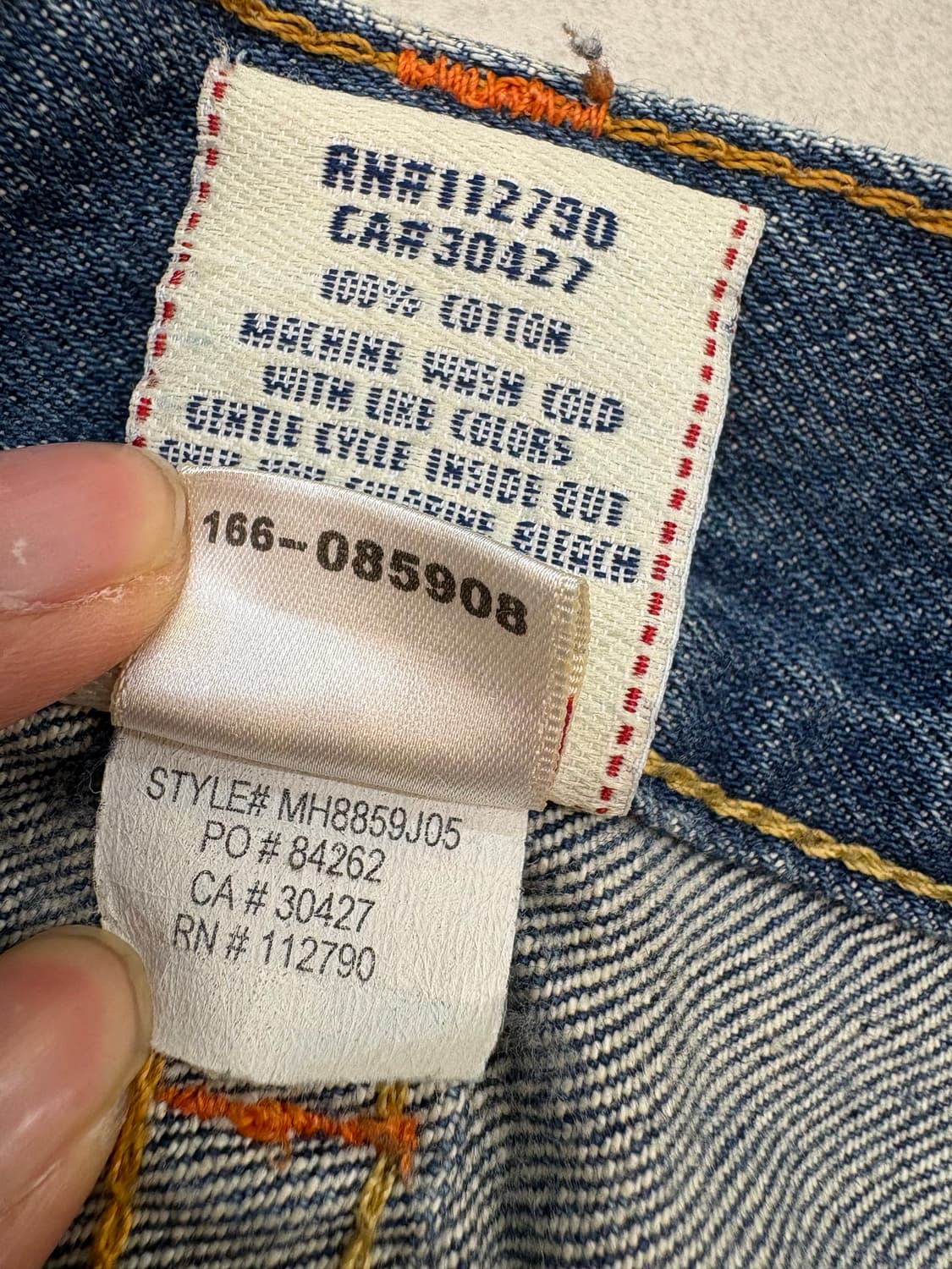 트루릴리전 월드투어 스트레이트 데님 상품이미지9