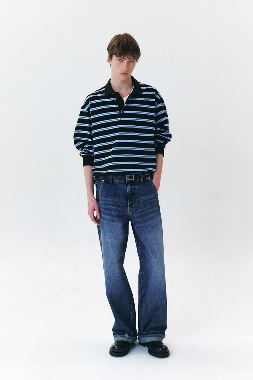 윈더 winder 스트라이프 코튼 폴로 상품이미지5