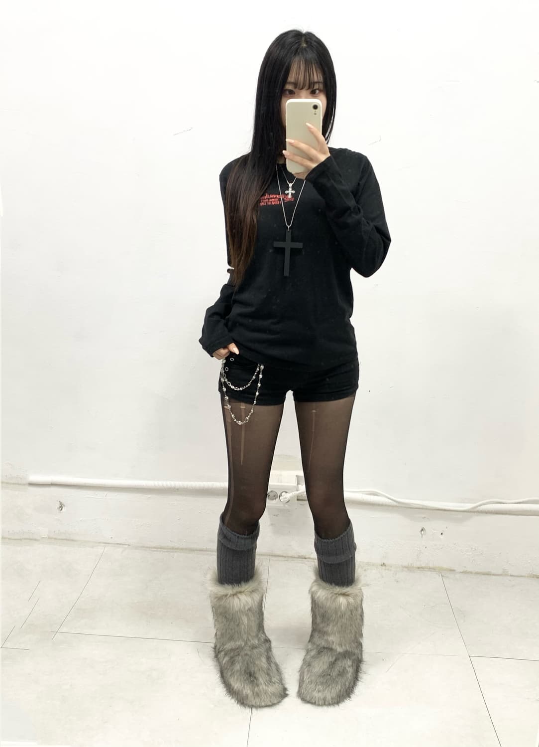 [KING OF GOD SKULL] 펑크 스컬 롱슬리브 상품이미지2