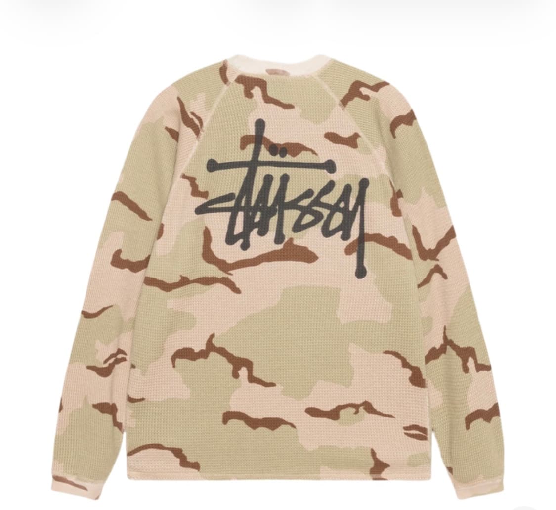 스투시 롱슬리브 샌드 카모 상품이미지1