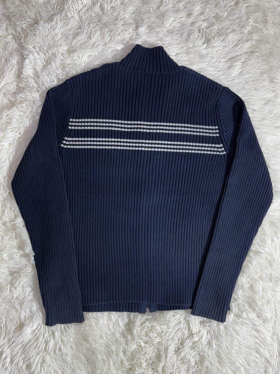 폴로 진스 넥로고 니트집업 상품이미지6