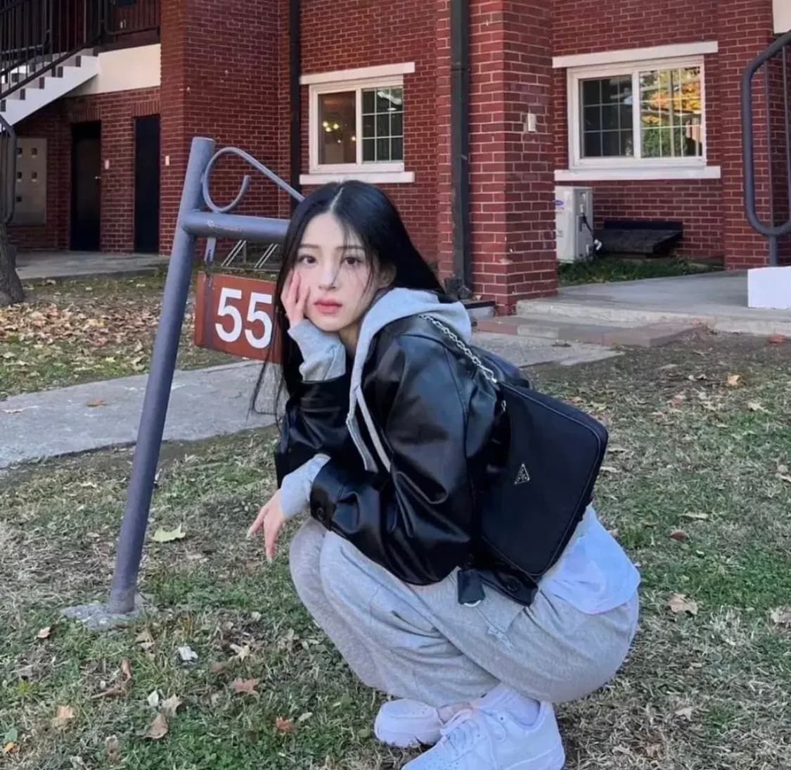 카키포인트 시카고 레더 자켓 블랙 상품이미지1