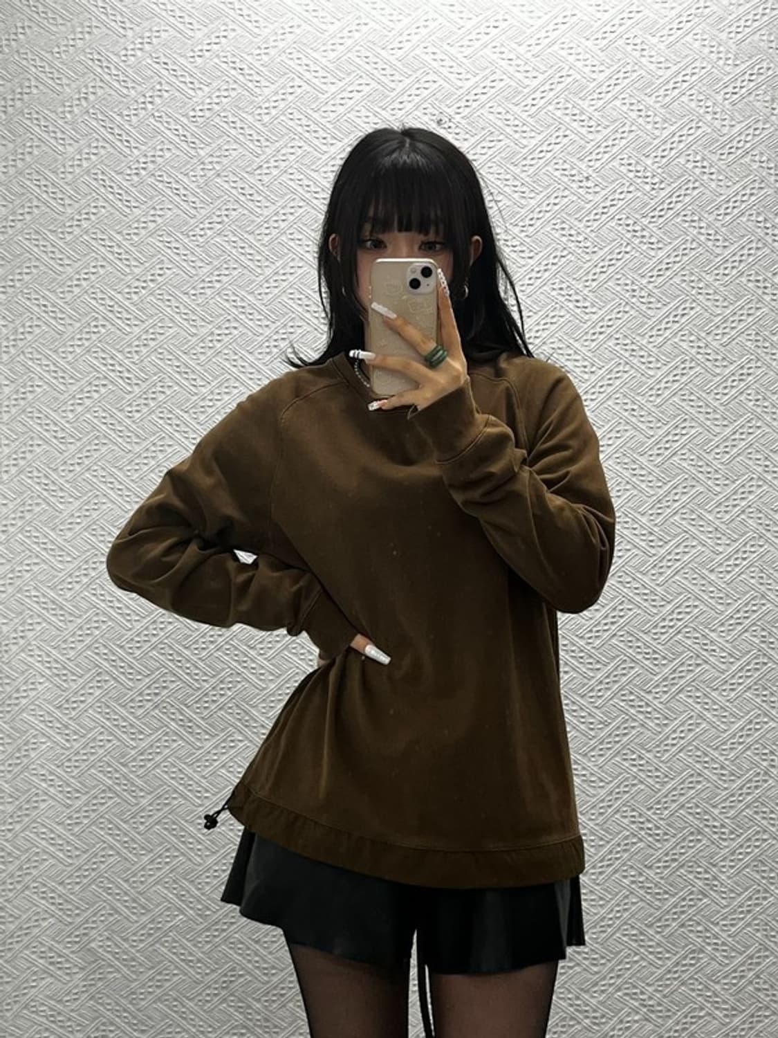 나이키 조던 23 엔지니어드 캐주얼 초코브라운 맨투맨 M C10856 상품이미지2