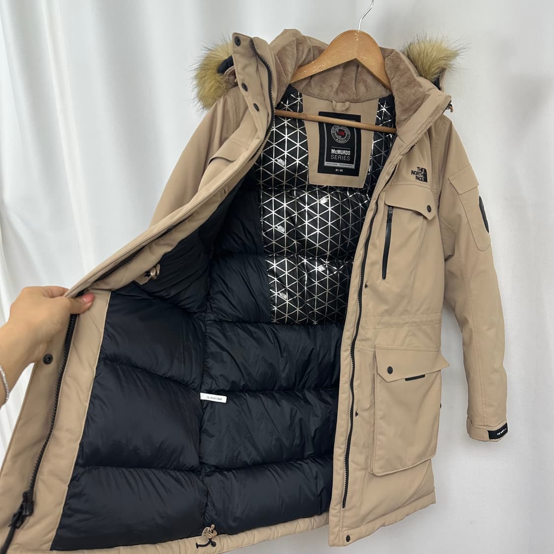  노스페이스 맥머도 거위털 여자 패딩 M 90 상품이미지7