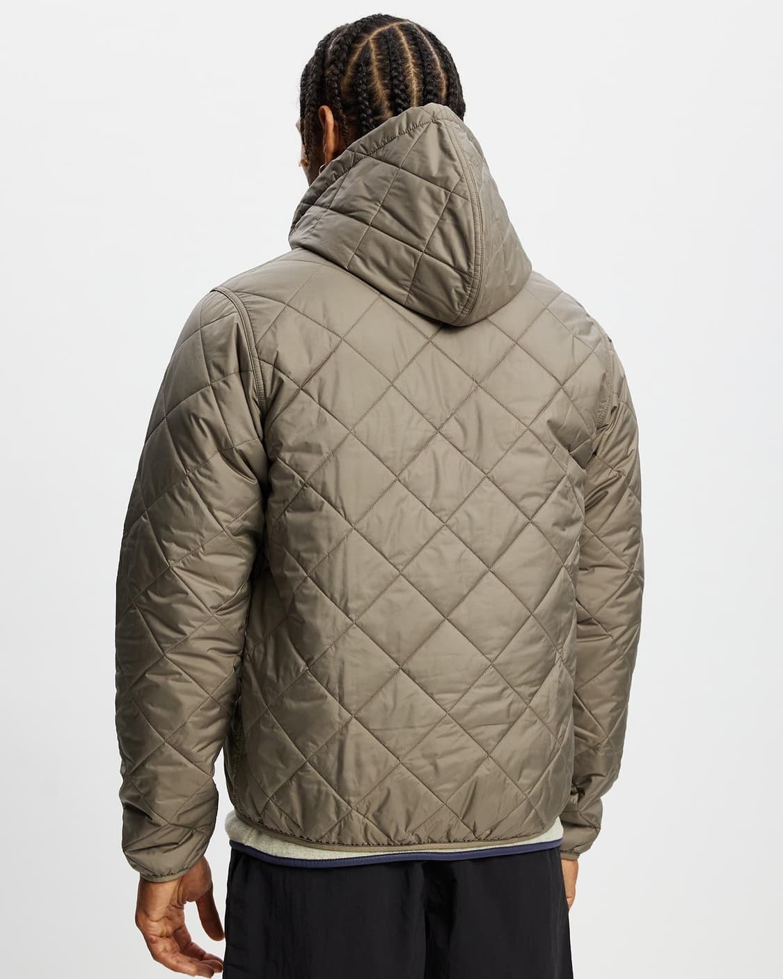 파타고니아 다이아몬드 퀼티드 봄버 후디 패딩 상품이미지8