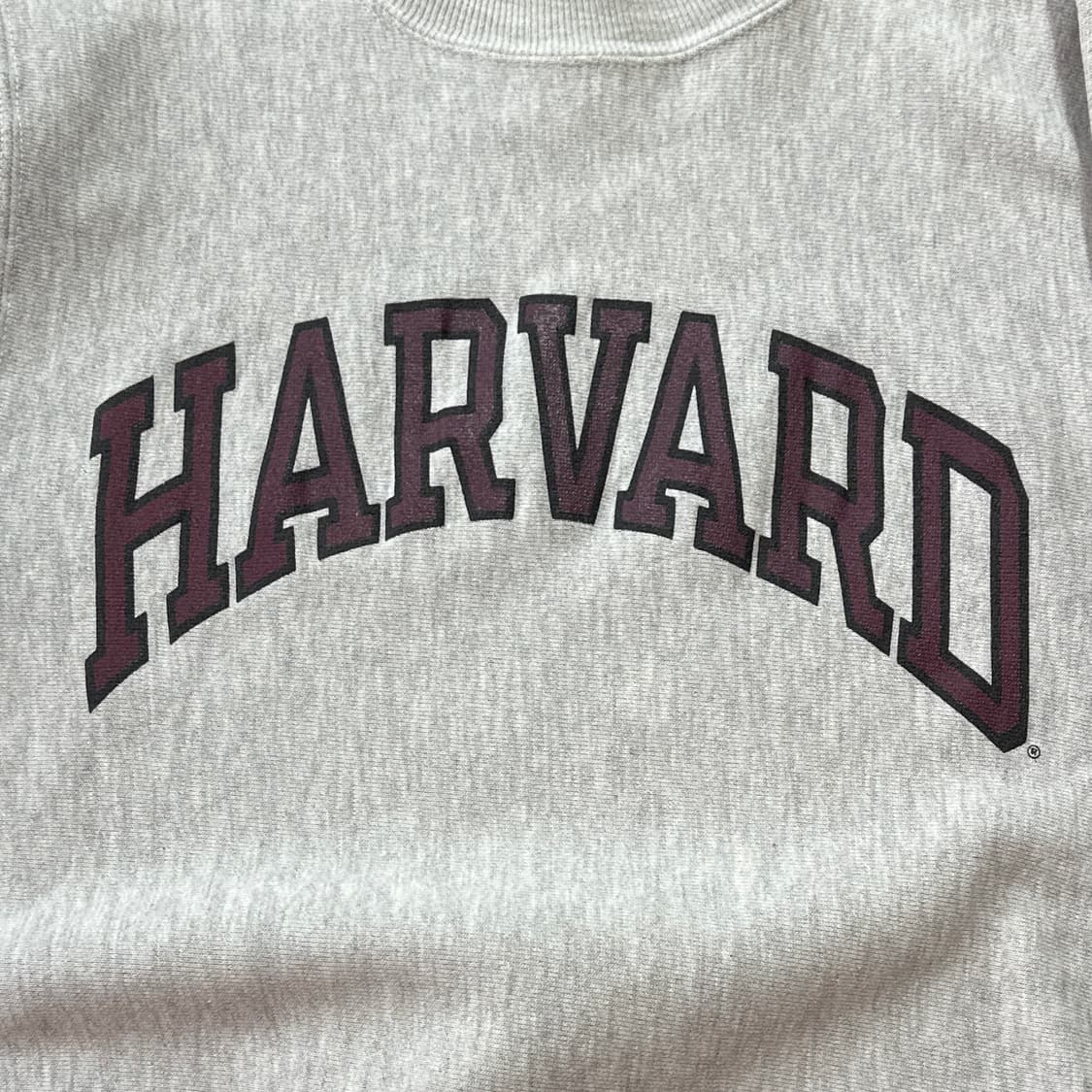 90s USA 챔피온 리버스위브 하버드 스웻셔츠 S 상품이미지3