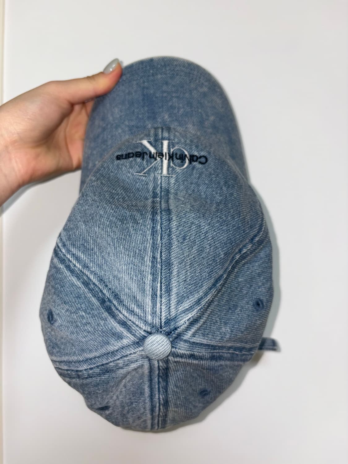 캘빈클라인 데님 볼캡 상품이미지3