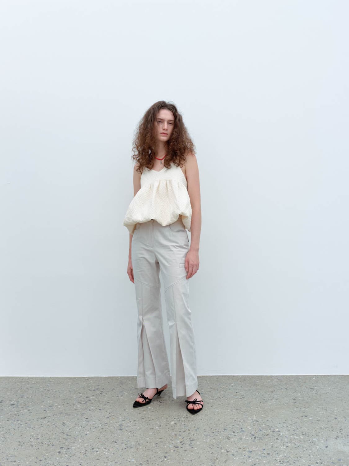 Ethos 클라우드 스트랩 탑 화이트 상품이미지2