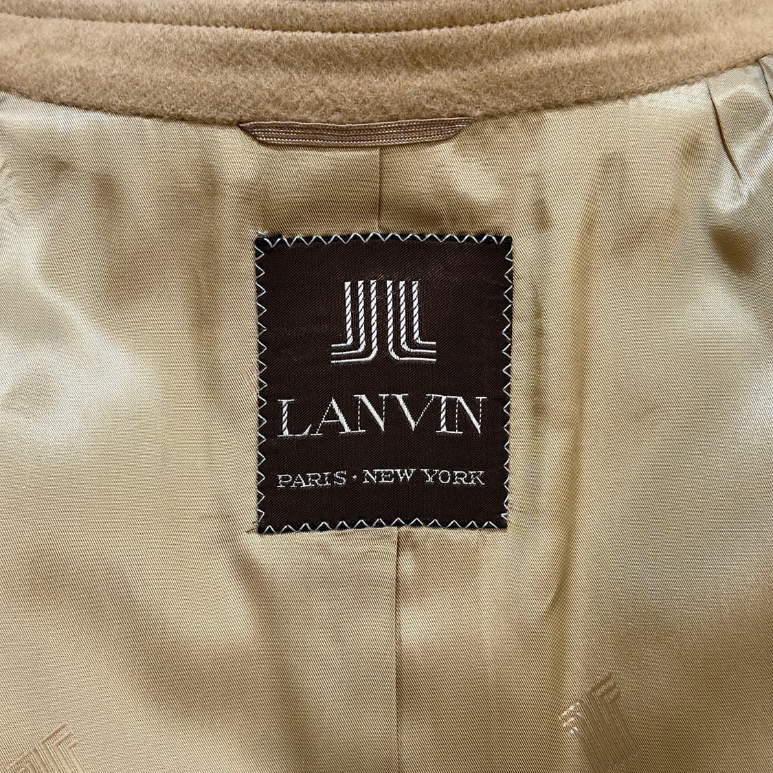 Lanvin 빈티지 카멜헤어 블레이저 상품이미지8