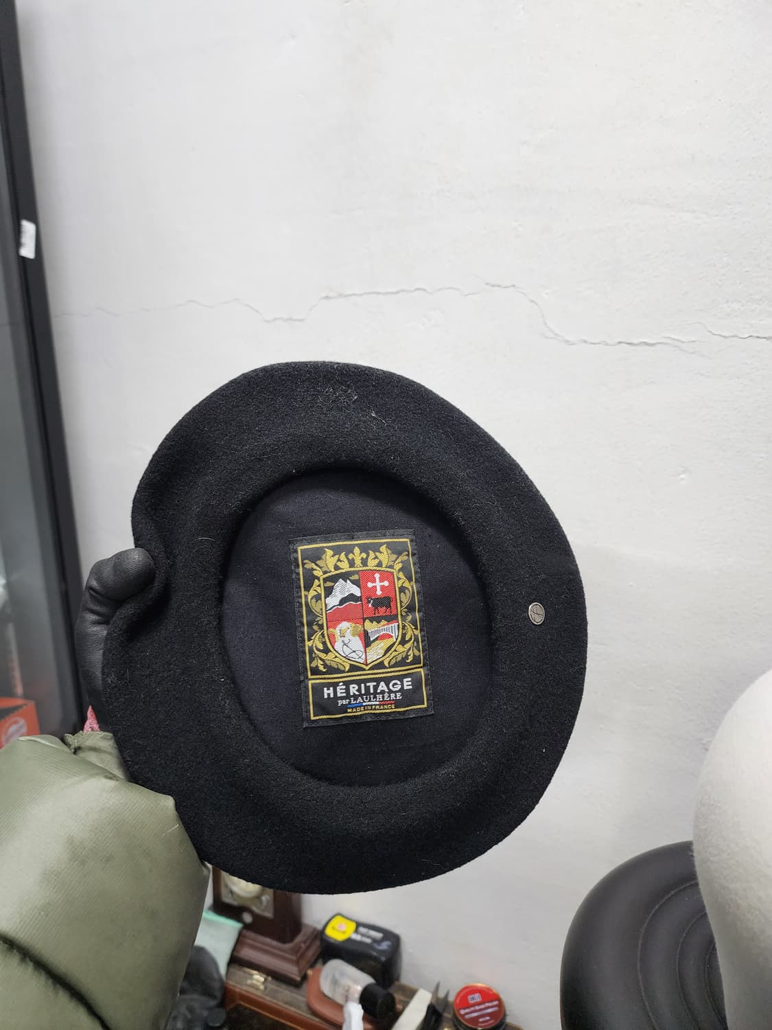 로레르 wool 블랙 베레모 (FRANCE MADE) 상품이미지1