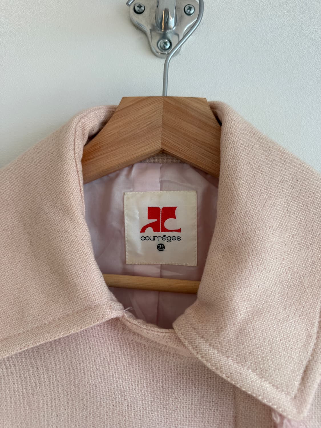 올드 꾸레쥬(courreges) 울 라이더 자켓 상품이미지8