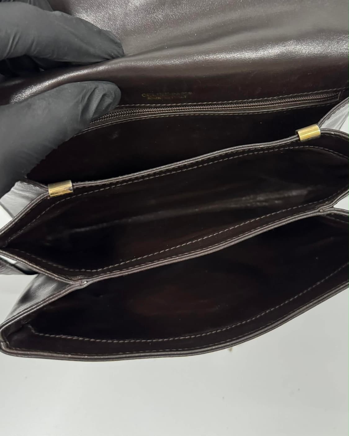 셀린느 빈티지 트리오페 마카담 숄더 토트백 상품이미지7