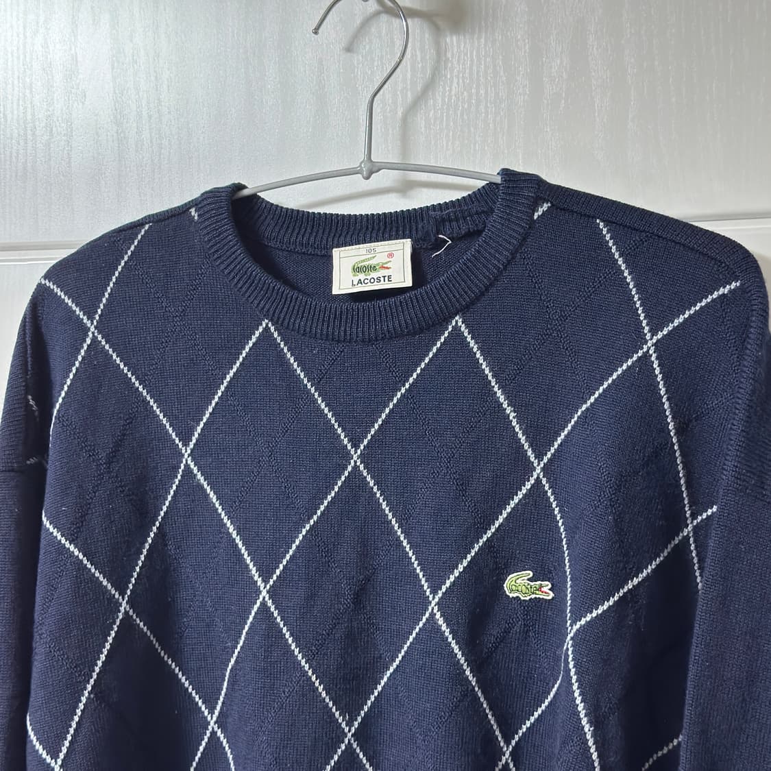 라코스테 아가일 니트 상품이미지3