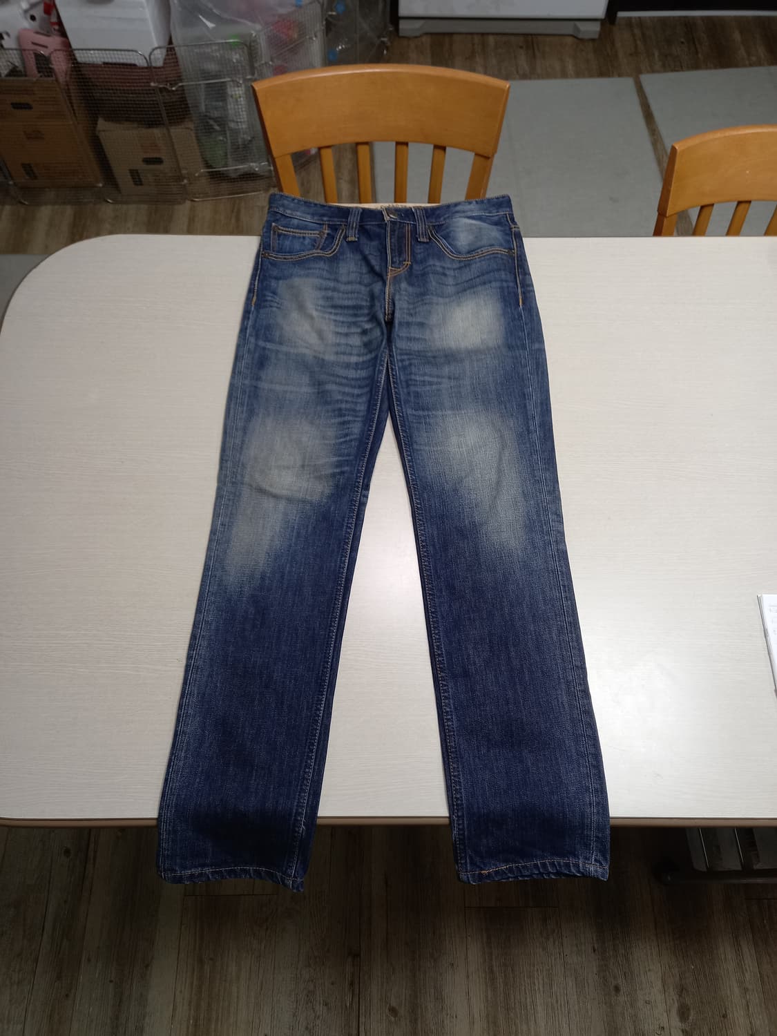 31 리바이스510 워싱 슬림일자진 진청 31-517 상품이미지1