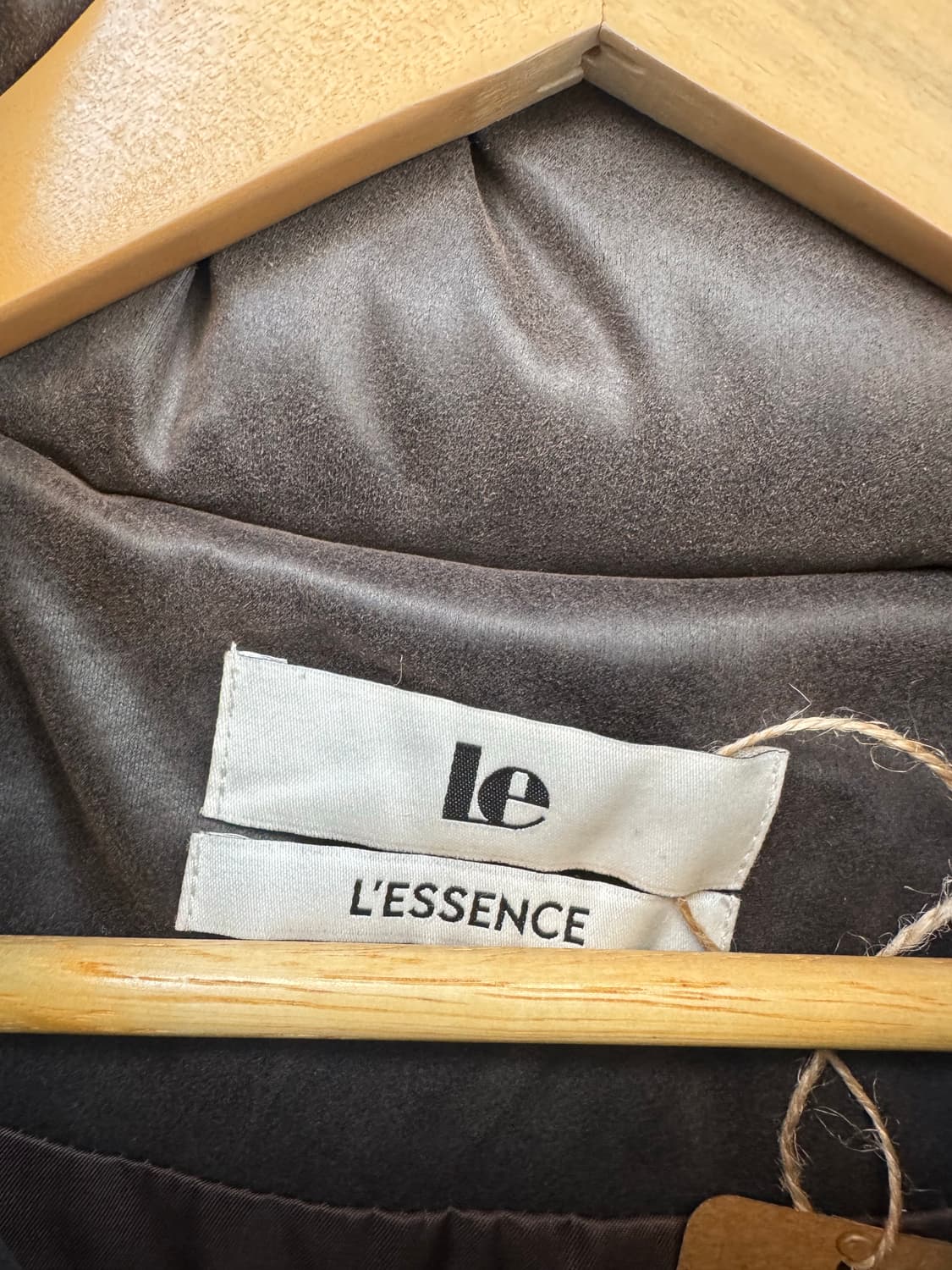 LE 르 브라운 크랙 페이크 레더 하이넥 다운 패딩 점퍼 F 상품이미지8