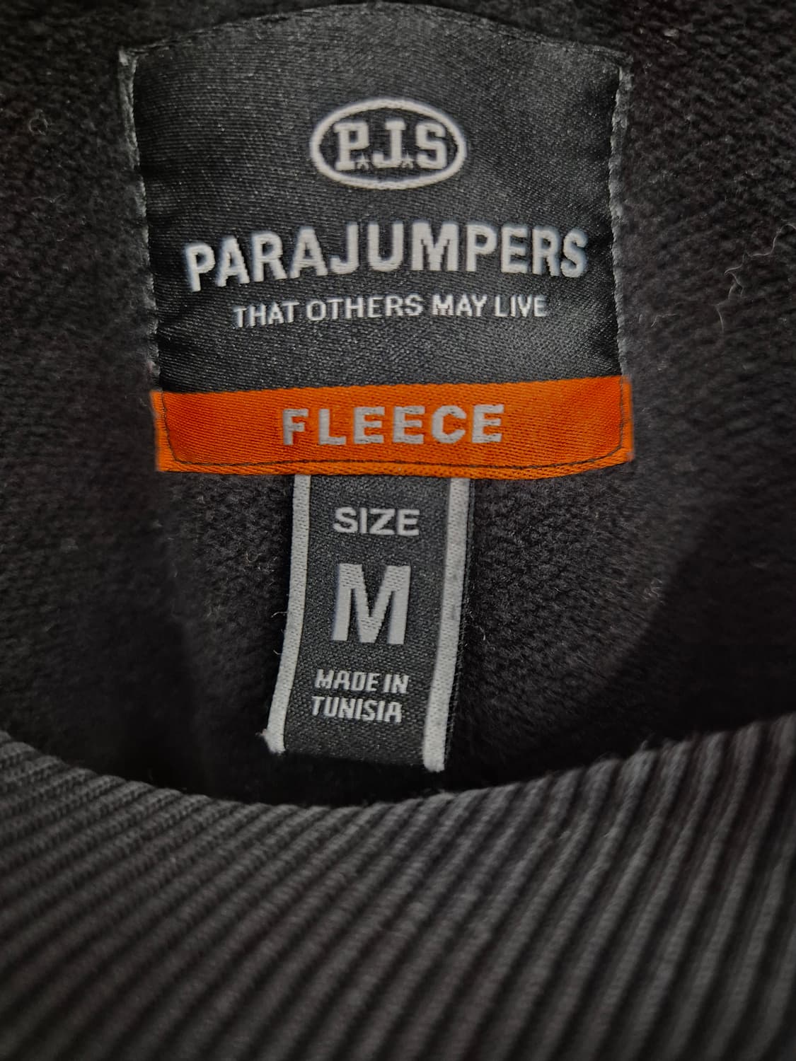 파라점퍼스 칼렙 로고 맨투맨 M 블랙 상품이미지3