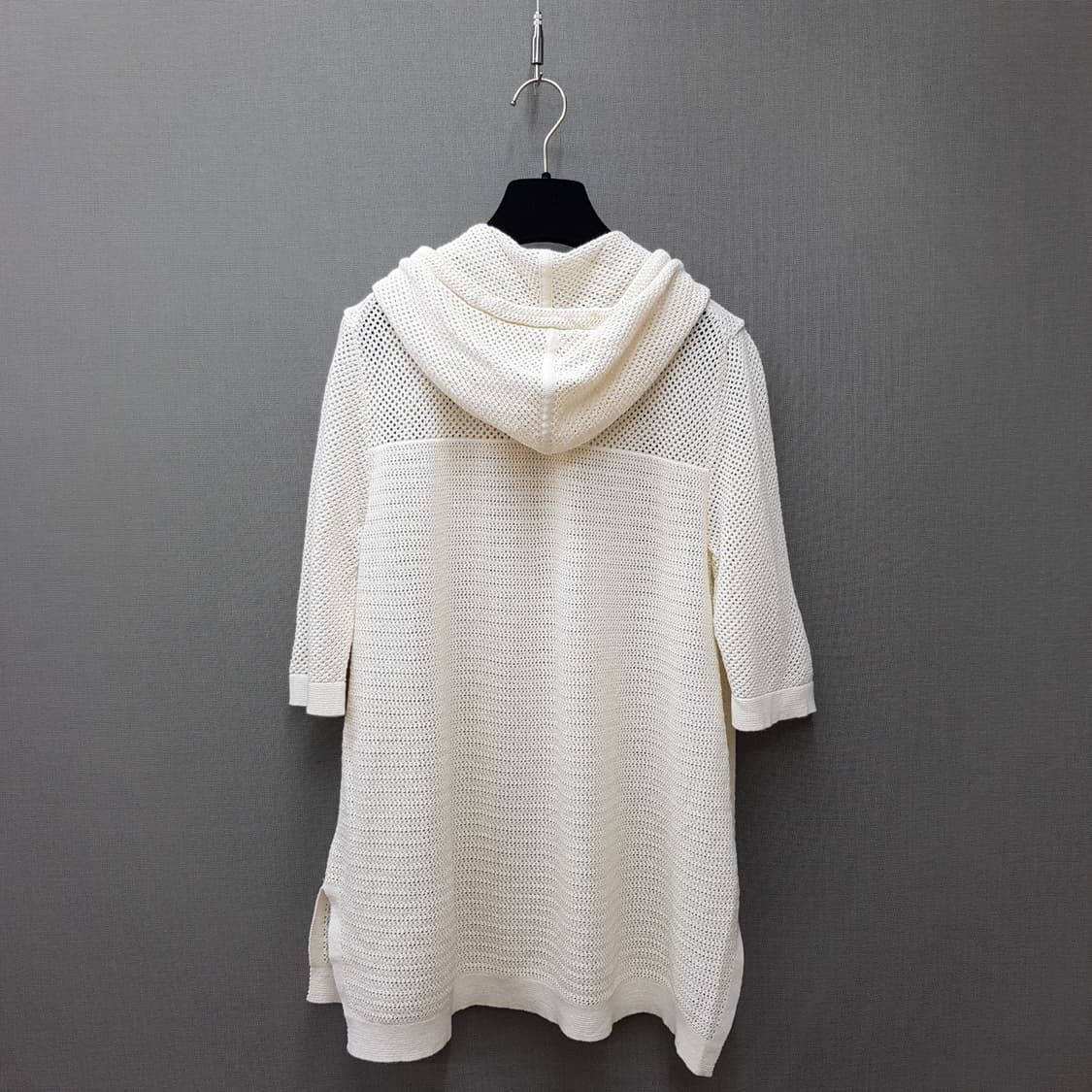 한섬 래트 2021 후드 반팔 니트 F사이즈 상품이미지5