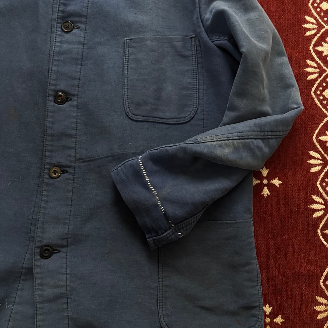 60s 몰스킨 프렌치 워크 자켓 상품이미지2