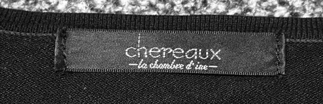 Chereaux(쉐레) 블랙 반팔티 상품이미지2