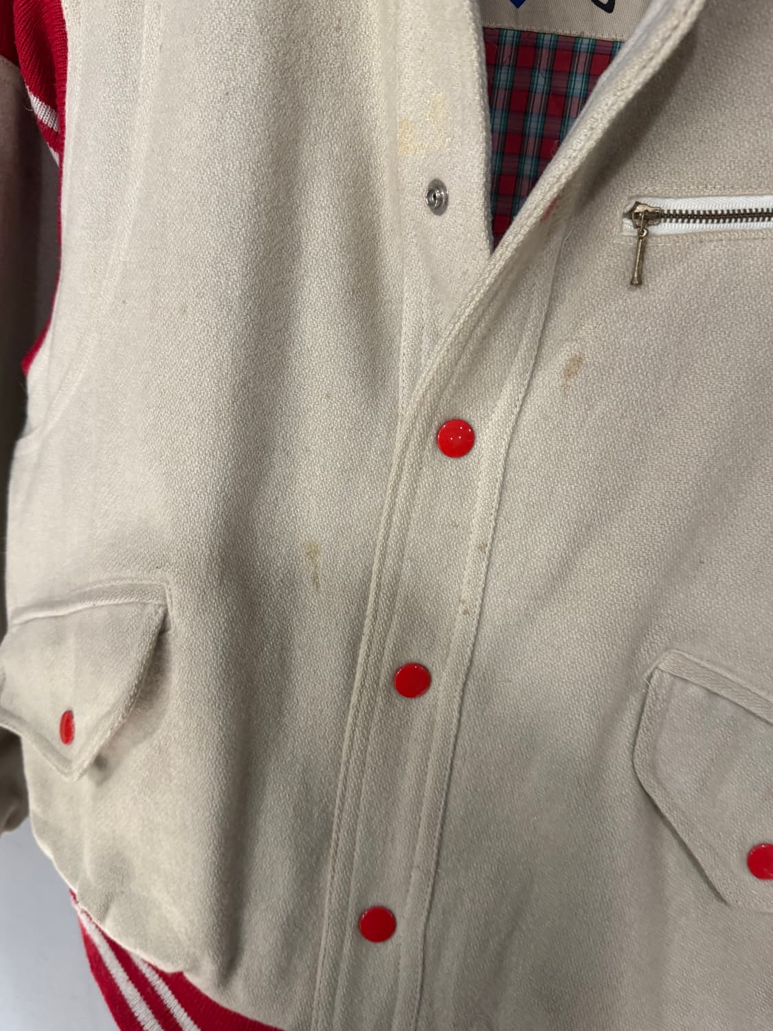 80s 아이스하키 빅토리 울 바시티자켓  상품이미지5